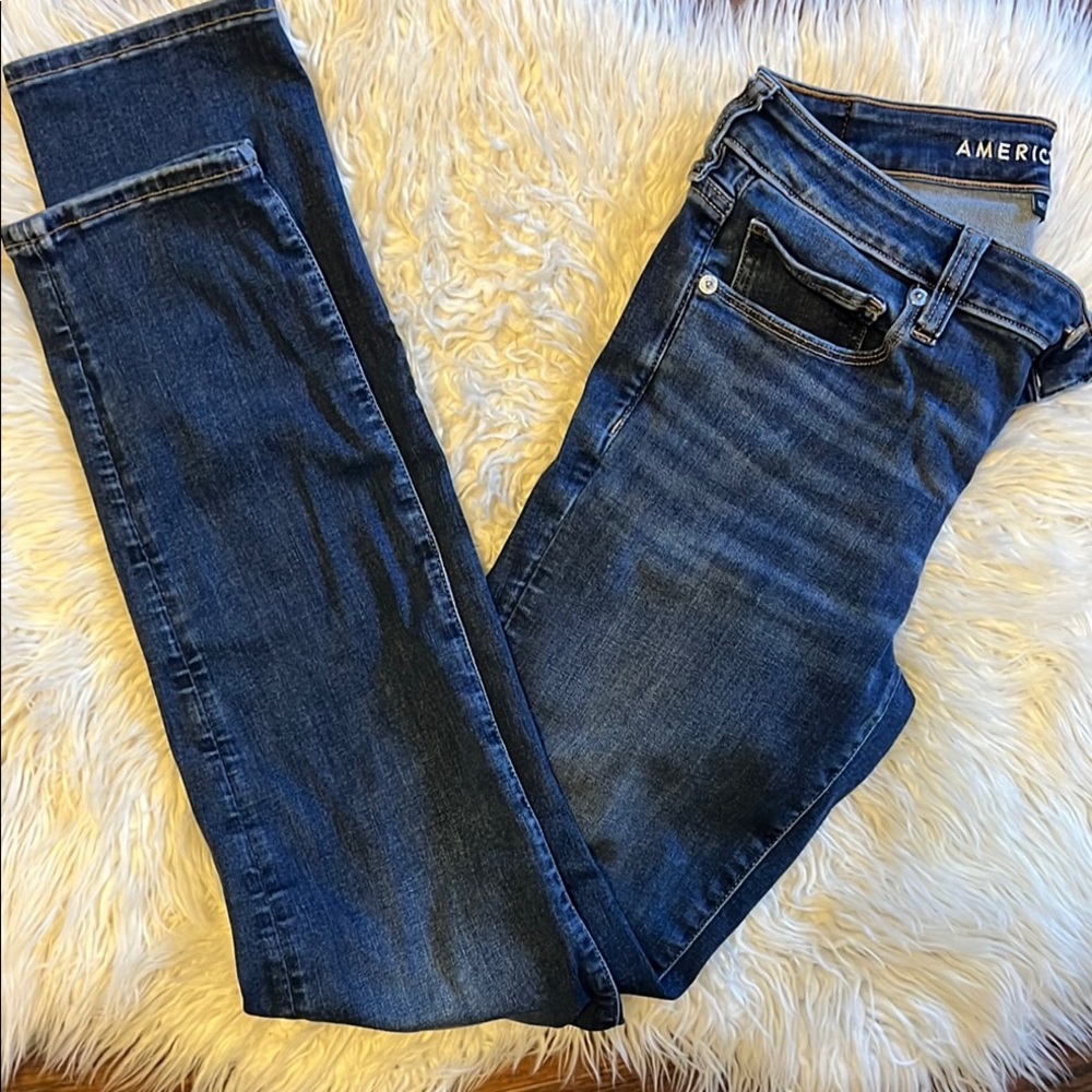 AE skinny jeans EUC 6 long